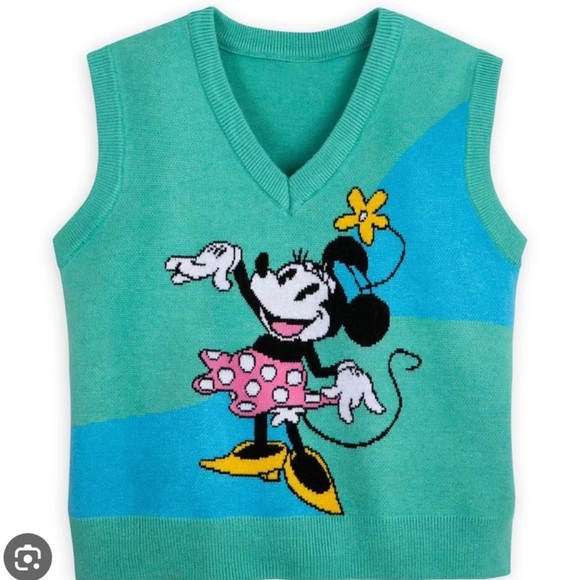Disney Mickey & Co Minnie Knitted Sweater Vest - Picture 1 of 3
